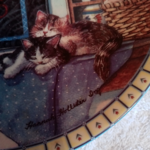 Cats plate edwin knowles - Picture 3 of 5